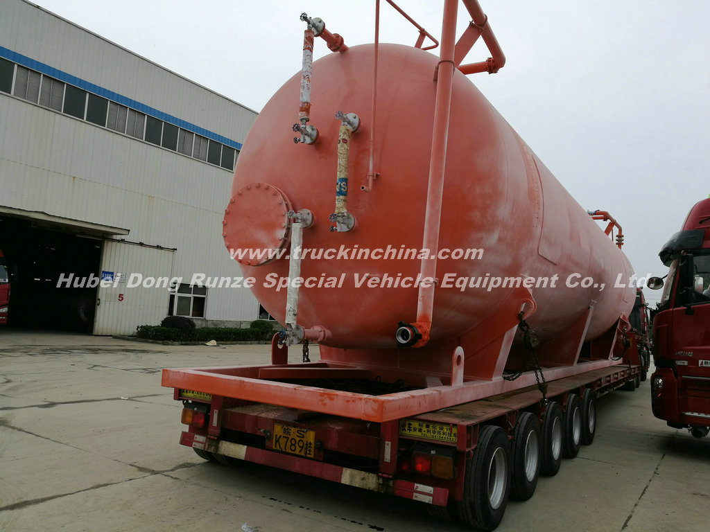 Skid Tank Lined LDPE 60cbm -80cbm (500 bbl Frac Tank) for Oilfield Onsite Acid Supply and Holding Mounted Trailers Ease of Transportation Chemical Contain HCl