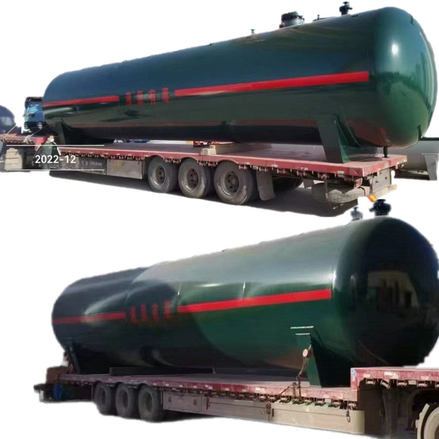 Horizontal Pressure Vessel 50kl-100kl Cl2 Liquid Chlorine Storage Tank