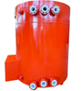 Vertical Steel-Lined Polyethylene Plastic Acid Chemical Liquid Washing Tank(10mm Steel Lining 18mm PE Tanks)