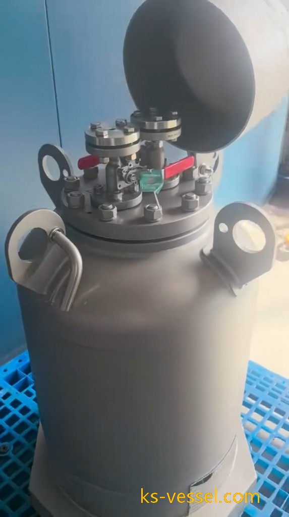 110L TEAL Triethylaluminum UN3399 3394 SS304 Stainless Steel Tank Cylinder (4)