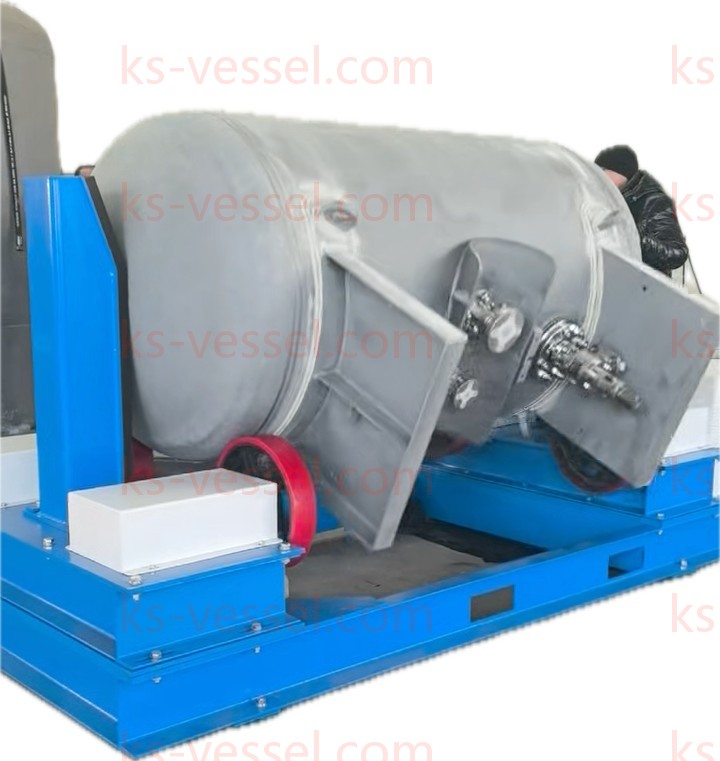 Portable Tank Metal Alky Cylinder Tank Cleaning Mechine Rotator Stand 