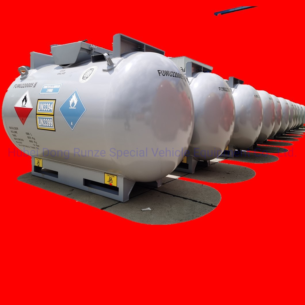 1880 Liters UN Portable Tank T21 Metal Alky Cylinder US DOT ASME BV