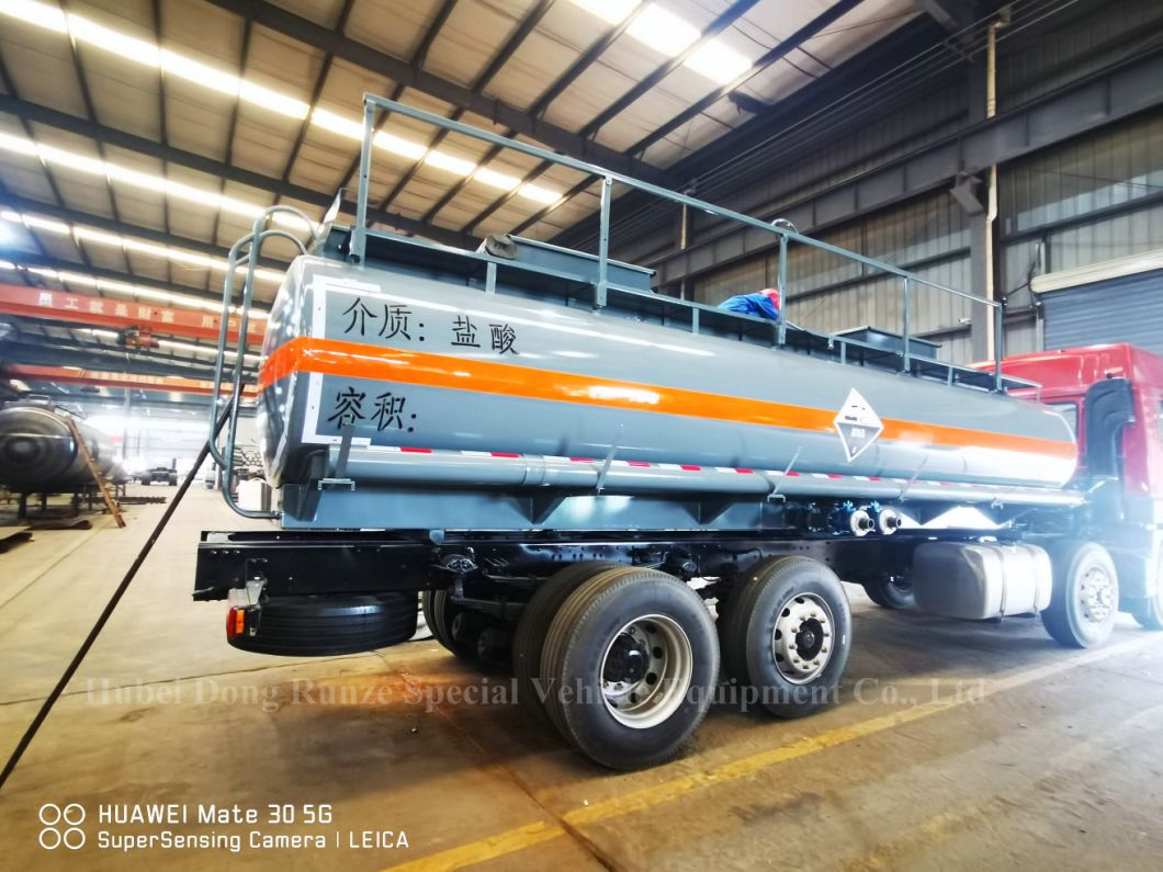 6000liters Lined LDPE Mobile Hydrochloric Acid (HCl) Tank for Truck Lorry Mounted
