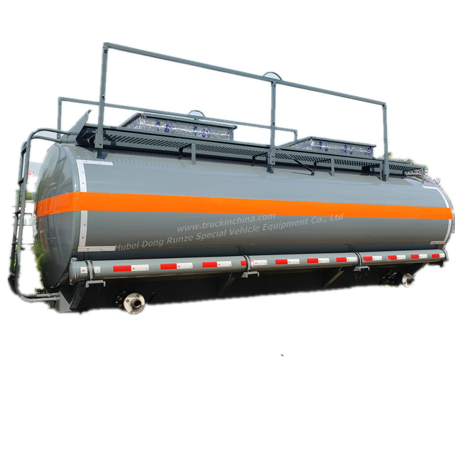 11CBM Steel Lined PE Acid Corrosive Liquid Transport Tank Body for Hydrochloric Acid Tanker 