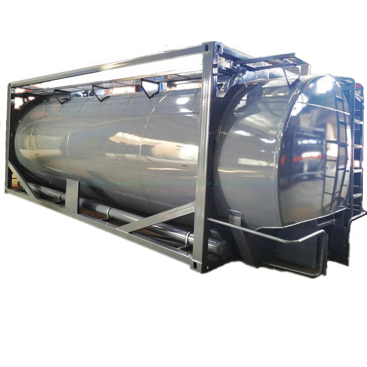 26kl Swap Lining PE 20FT PAC ISO Tank Container for Transport Water Purifying Agent Polyaluminium Chloride Q235B+PE