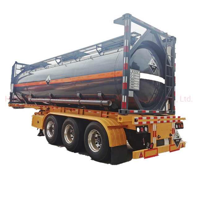 30FT Tank Container Handling Loading Transport Ammonia, Hydrochloric Acid, Phosphoric Acid, Hydrogen Peroxide 