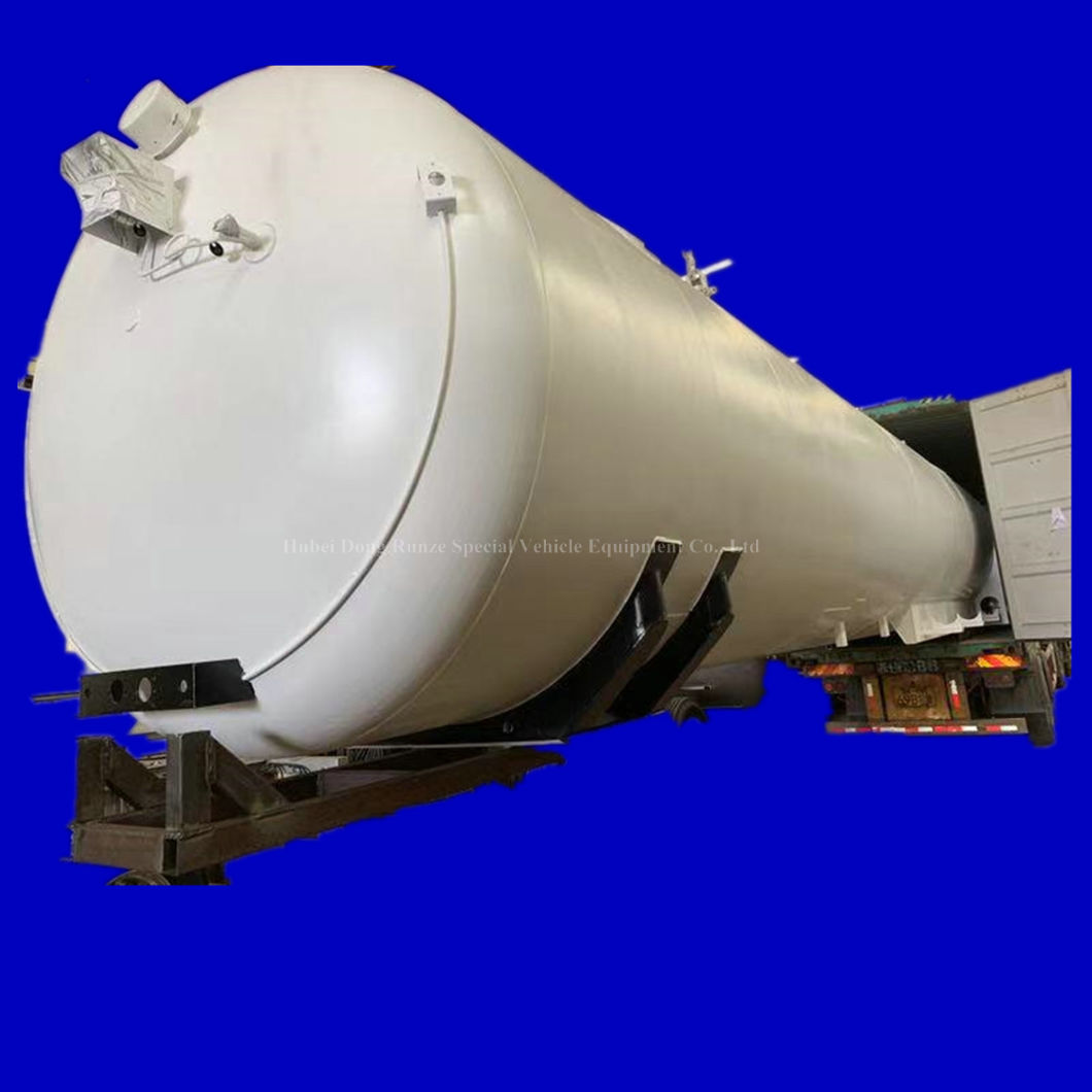 Semi Trailer Truck Transport Liquid Oxygen/ Argon/ Nitrogen Trailer Tank