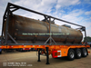 Customized 30 Feet Lined 22mm LLDPE Tank Container for Sodium Hypochlorite (Bleach NaClO) 