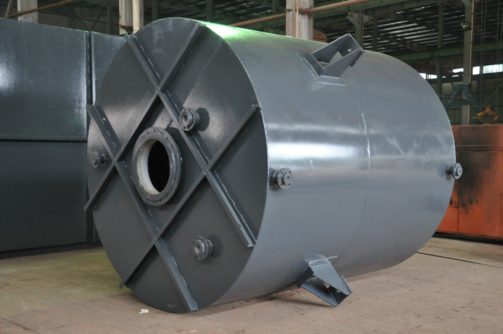 Reactor Tank (Chemical Storage Reactor Tank Carbon Steel Inner lining LLDPE, Stainless Steel, PE) 1-25m3 Customize Mixer Bar Acid Mixer Tank