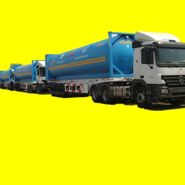 LNG, Lch4, LC2h6, LC2h4 Un Portable Tank ASME ISO Tank Container (42K7 / T75 RID/ADR / IMDG Transportable by Road/Railway /Ship)