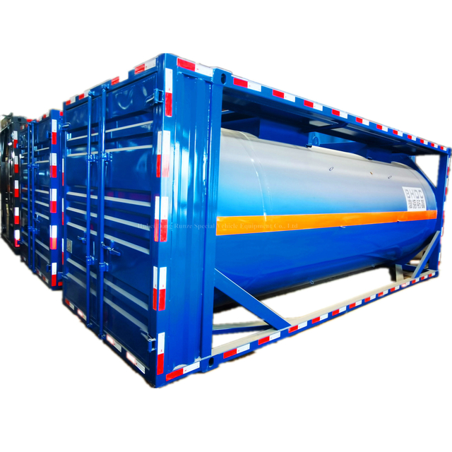 Customized LDPE Lined 20FT Container Tanks for Storage and Transport 20KL Hydrochloric Acid