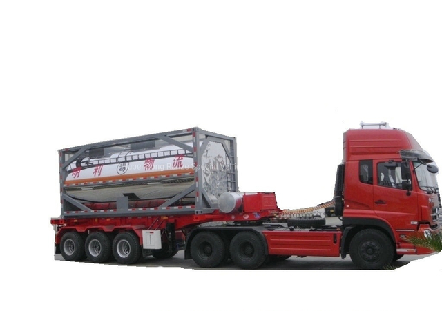 20FT ISO Tank Container for Toxci Yellow Phosphorus Stainless Steel with Steam Heating 