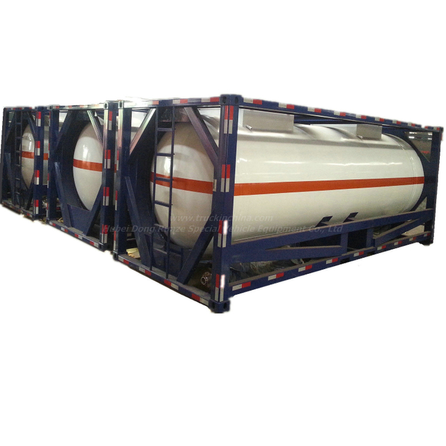  20ft Stainless Steel ISO Tank Container For Edible Oil Liquid Food Alcohol Chili Sauce Transport