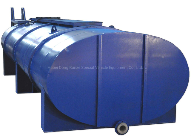 Customizing Carbon Steel inner Lined PE HCl Acid Liquid Transport Tanks 