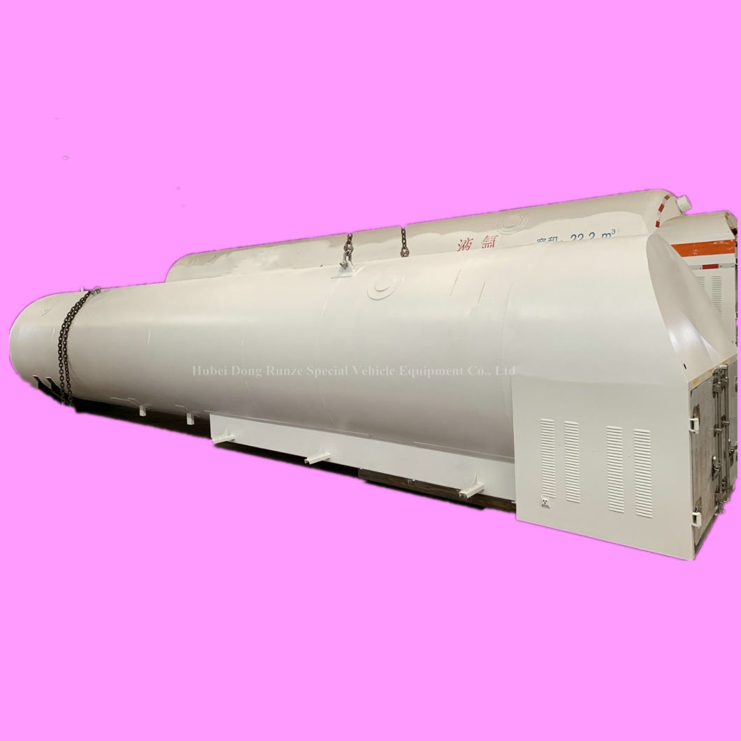 Ln2, Lo2, Lar, Lco2 Cryogenic Liquid Tankers Trailer SKD (22000L -27000L Tank Body)
