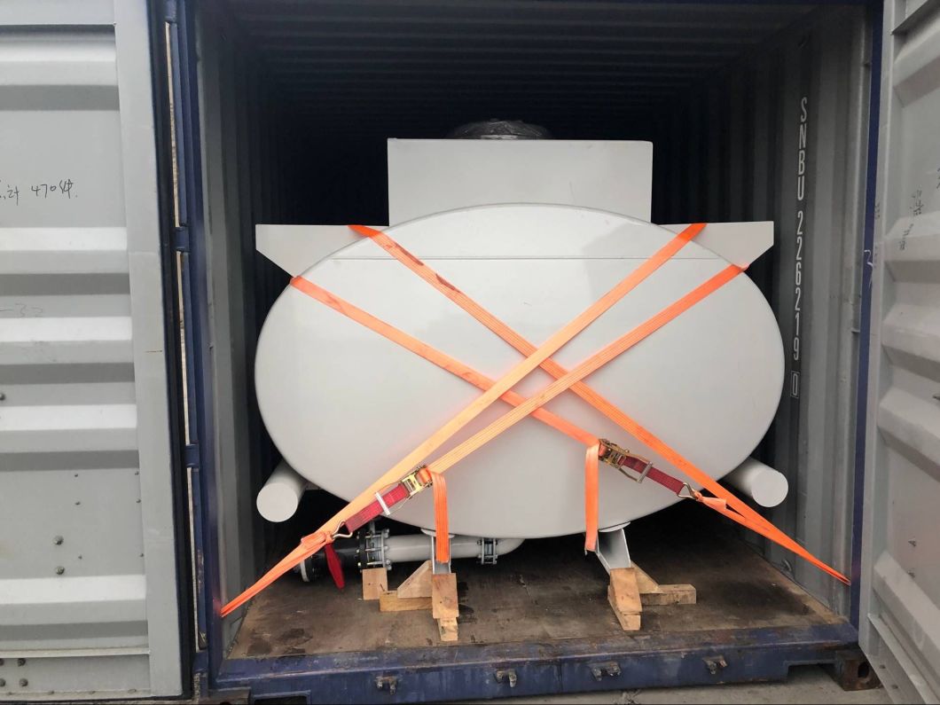Hydrochloric Acid Tank, Sodium Hypochlorite Tank Body 10000L Elliptic 2 Compartments