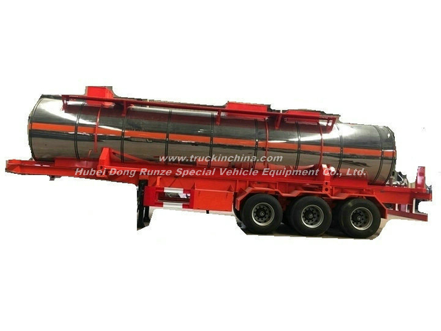 Customizing Stainless Steel Emulsion Tank Container for Liquid Molten Sulfur Transport Solution Insulated 