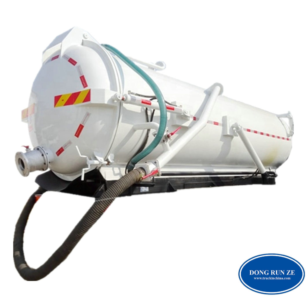 Emptying Slurry Tanks Body Upper Kit SKD for Customer Built Suction Cesspool Sludge Sewer Waste Vacuum Suction Truck 3, 000L -20, 000L
