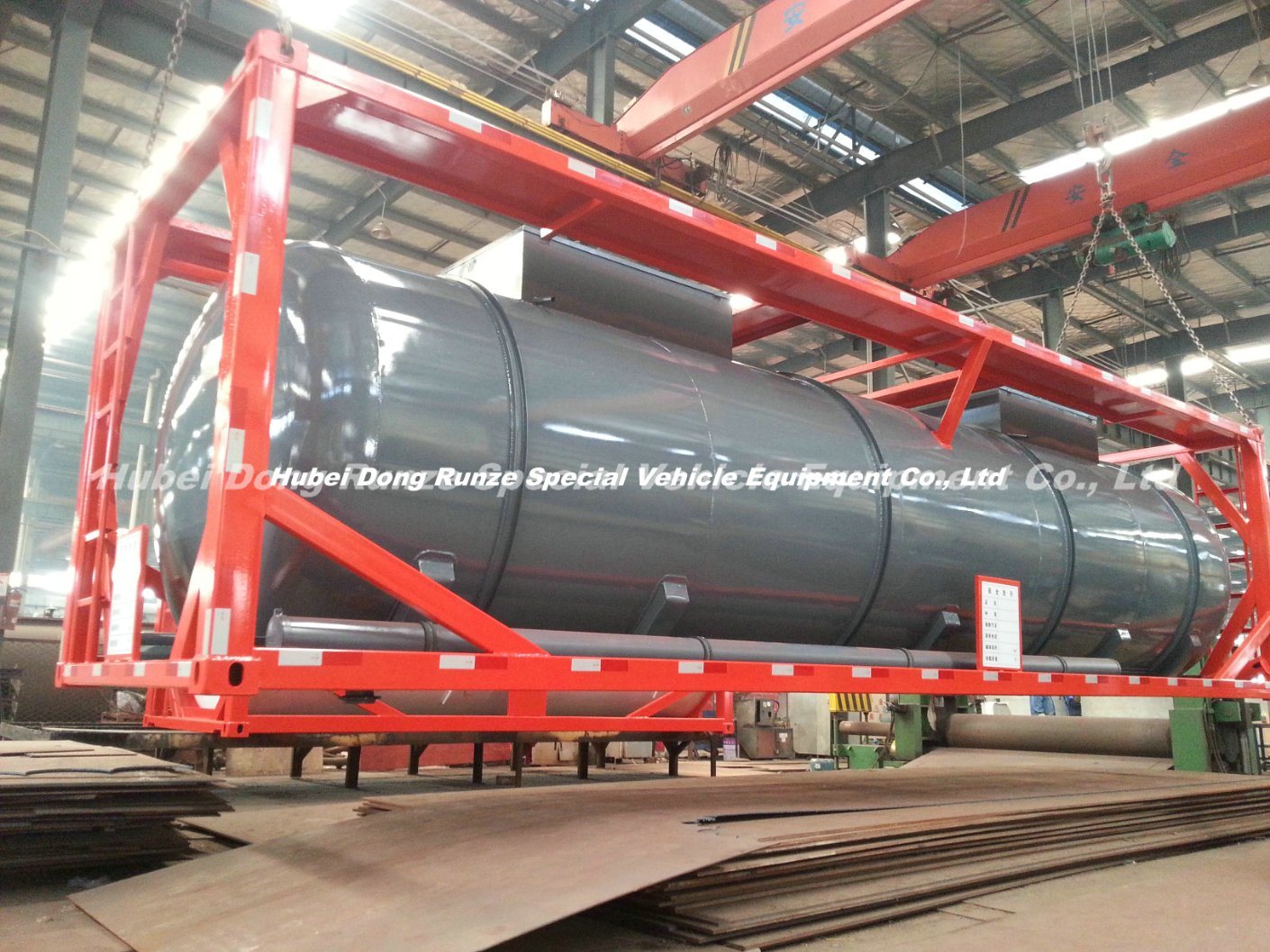 Sulfuric Acid Tank 20FT. 30FT LDPE Lined 16mm-20mm Perfect for Transport Dilute Sulphuric Acid 60% and Sulfuric Acid 98%, Hydrochloride, Hydrochloric Acid, Hf