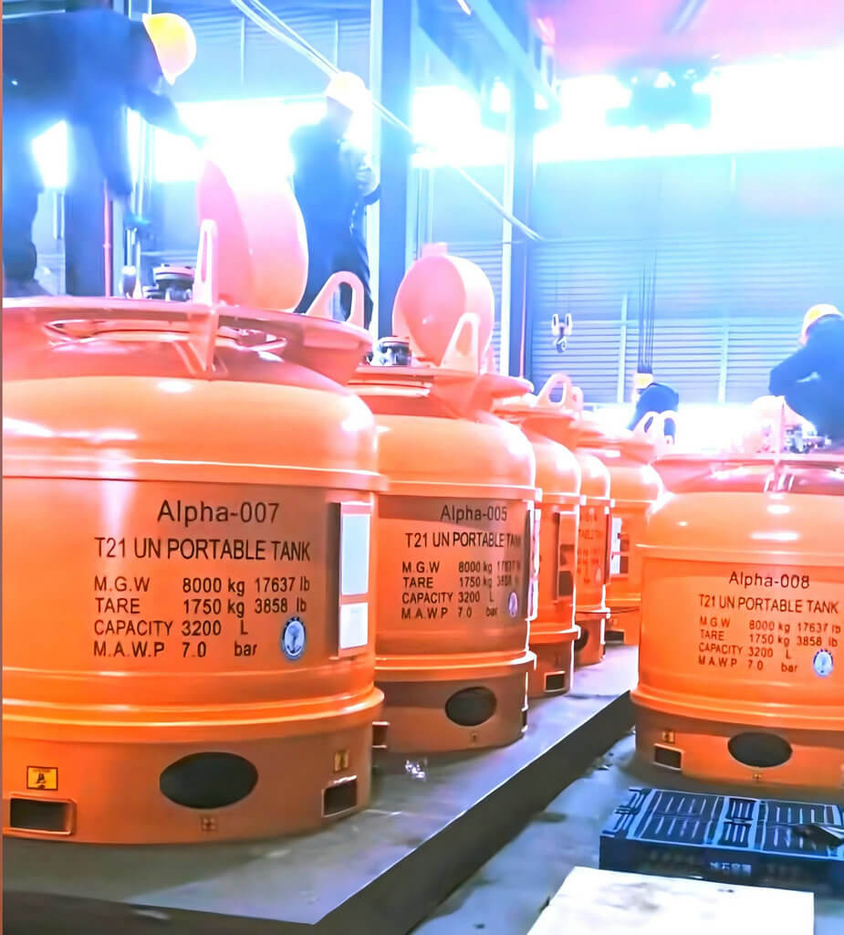 T21 alpha-olefin Portable Tanks UN3394 3399 3200L Copolymer hexene-1 catalyst (7)