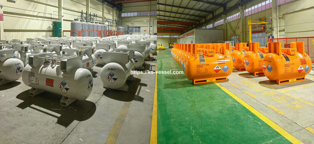 460L T11 UN Portable Tank J-Cylinders for UN 2924, FLAMMABLE LIQUID, CORROSIVE