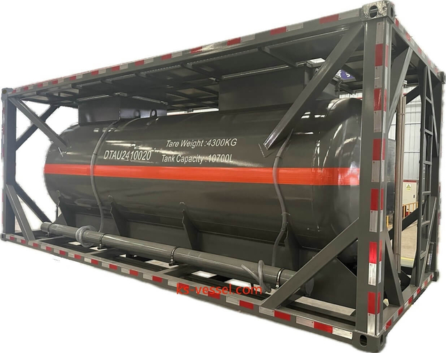  20FT PE Lined Sulphuric Acid ISO Tank Container for Sulfuric Acid Un1830 10KL