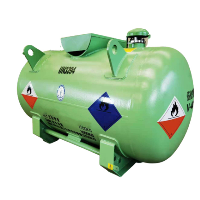 Triethyl Aluminum Mobile Storage Tank Teal Cylinder T21 Un3394 Un3399 Portable 1750L Metal Alkyl CCS