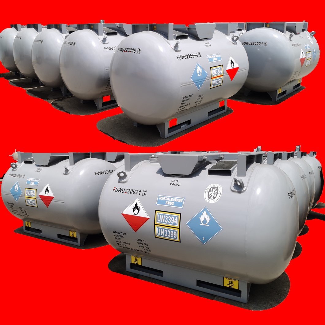 40FT T50 ISO LPG Tank Container for Butane, Butylene, Trimethylene, Dimetlylamine, Dimethylether, Isobutene, LPG, Propene Transport 51.7cbm