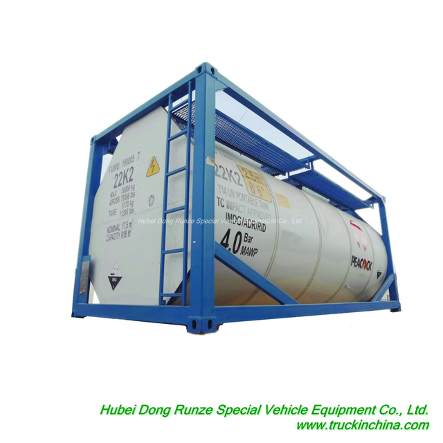 20FT T14 ISO TANK Offshore Lined Tank Container for Sulfuric Acid 17.5KL UN1830 Sulphuric Acid 98.0% H2SO4 