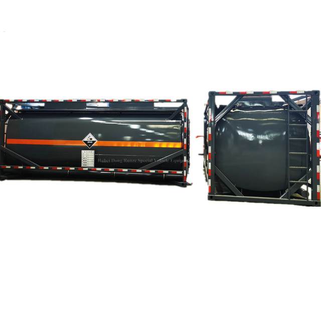 20feet 21kl Hydrochloric Acid Steel Lining Plastic PE ISO Tank Container 