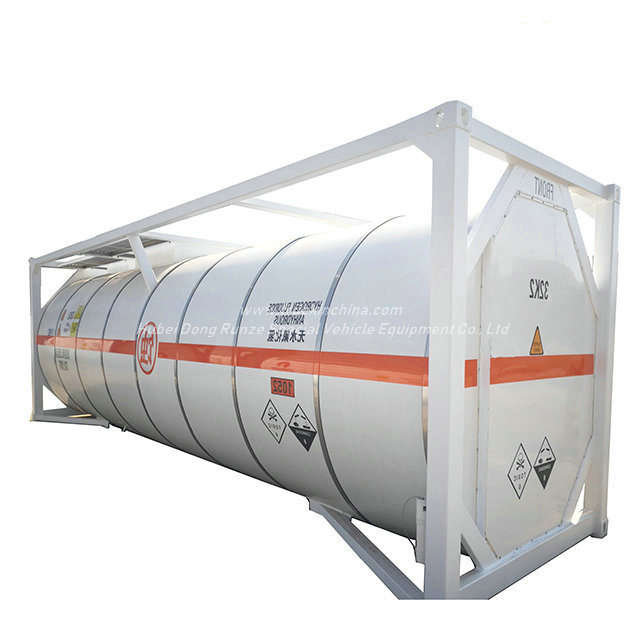 30FT ISO Tank Container for Road Transport Un1052 AHF Anhydrous Hydrogen Fluoride 