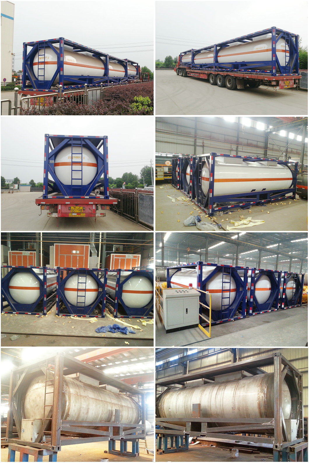 ISO 20feet Stainless Steel ISO Tank Container (For Edible Oil Liquid Food Alcohol Chili Sauce Transport)