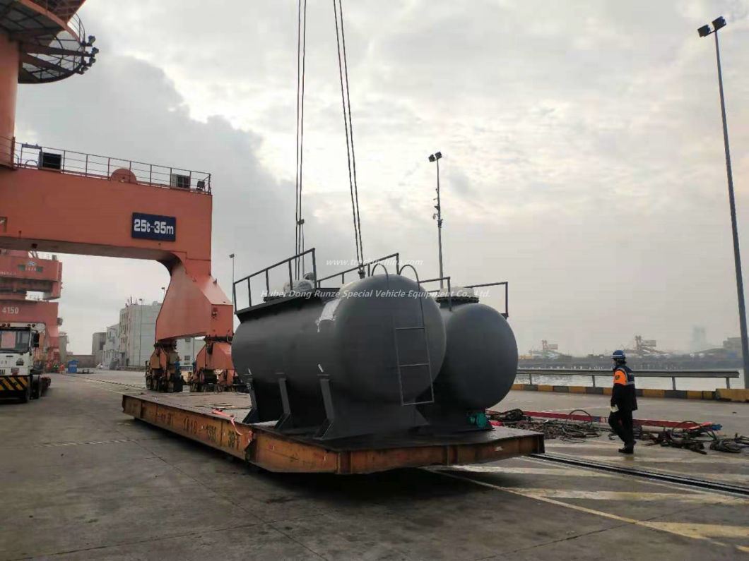 Customized 10000L Hydrochloric Acid Storage Tank LLDPE Lined for Vietnam (Steel-lined Plastic PE 10m3 Transportable Tanks)