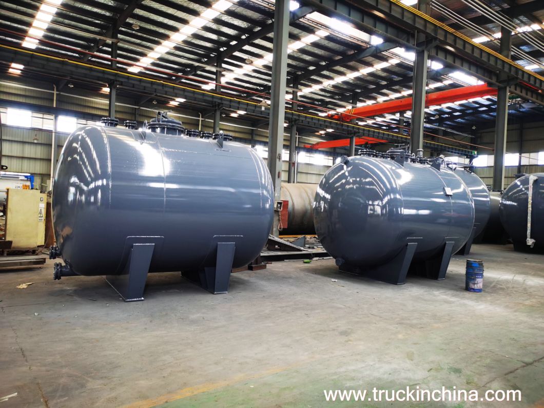 Customized Lining Tanks Horizontal Storage Tank Reagent Sulfuric Acid Tank (Lined PE Tank 1-150CBM)