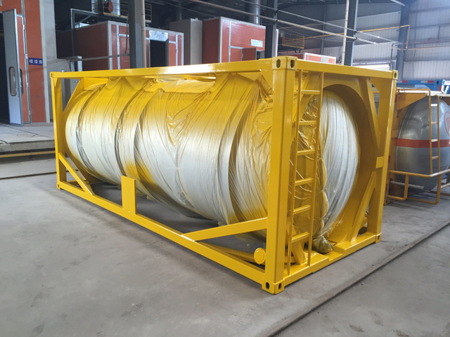 30FT Swap Tank Container for Phosphoric AcidInsulated with Stainless Steel Steam Heating Pipe 