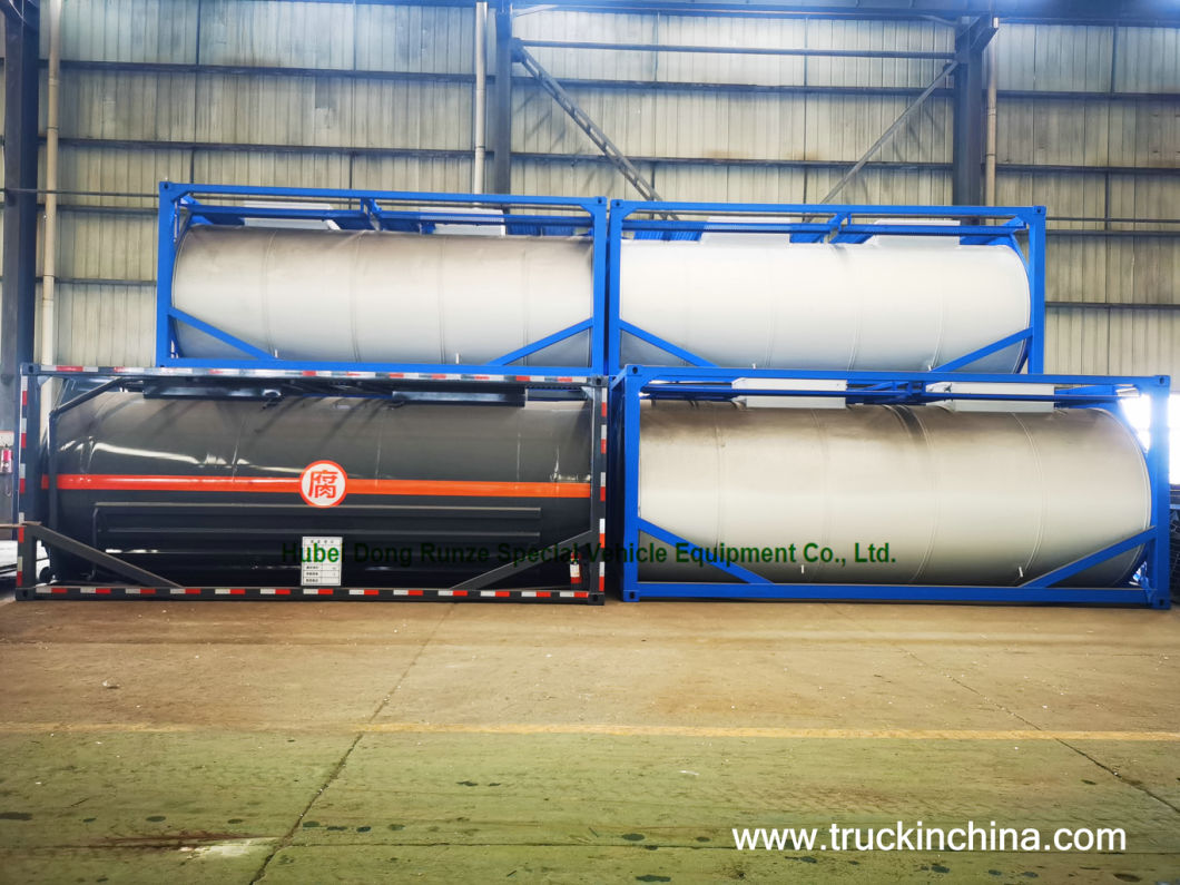 Brand New Imgd 20FT ISO Container Tanks for Concentrated Sulfuric Acid (Steel Lined LLDPE) BV ASME CCS Aproved for Ship Train Transport