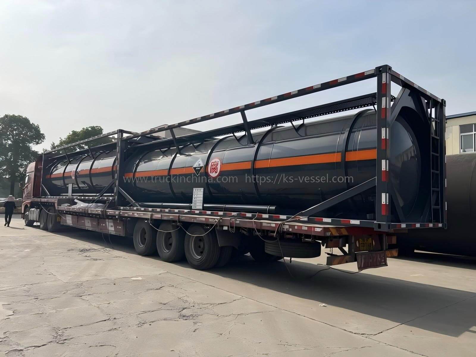 30ft iso tank container lined PTFE 36