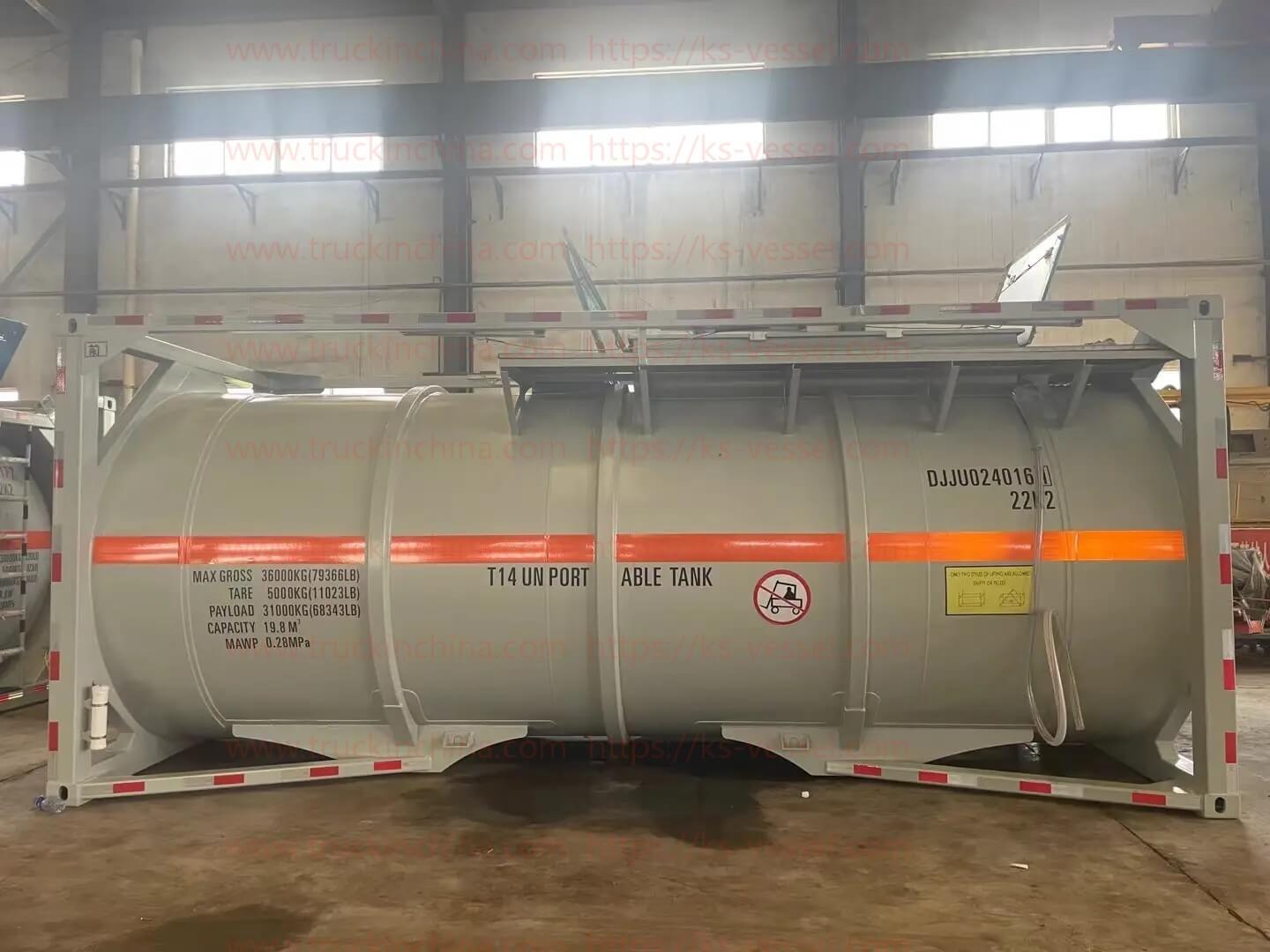 T14 UN portable tank for HF Hydrochloric acid, sulfuric acid (1)