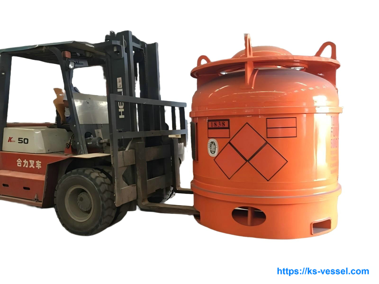 T20 UN 1838 Titanium tetrachloride vertical mobile portable tank (14)