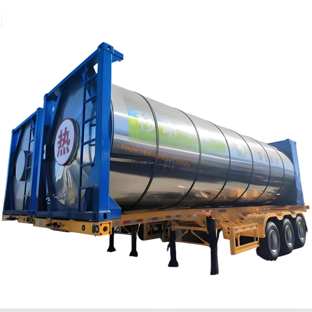 Customized ISO Tank for Thermal Energy Storage Heating Steam Saturated Water Vapor