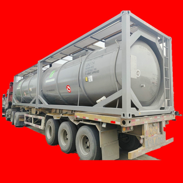 T14 Isotanks for HCl Hf Acid Gas Transport 21kl Lined Un Portable 20feet ISO Tank Containers (UN1789, UN1790)