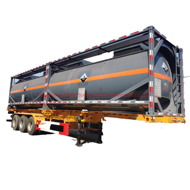  21kl IMO1 20feet ISO Tank Container for Corrosive Sulfuric Acid Cautic Soda Tranport