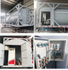 Customizing 38kl 40FT Mobile Petrol Gas Diesel Fuel Stations Container Tank with Pump And Dispenser