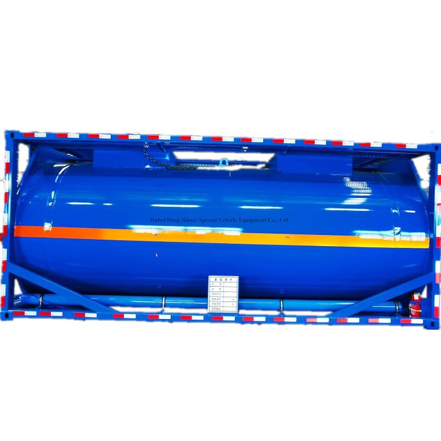 20 Feet PE Linging Acid Sodium Salt Liquid ISO Tank Container for Corrosive Sodium Drilling Fluid Petrochemicals