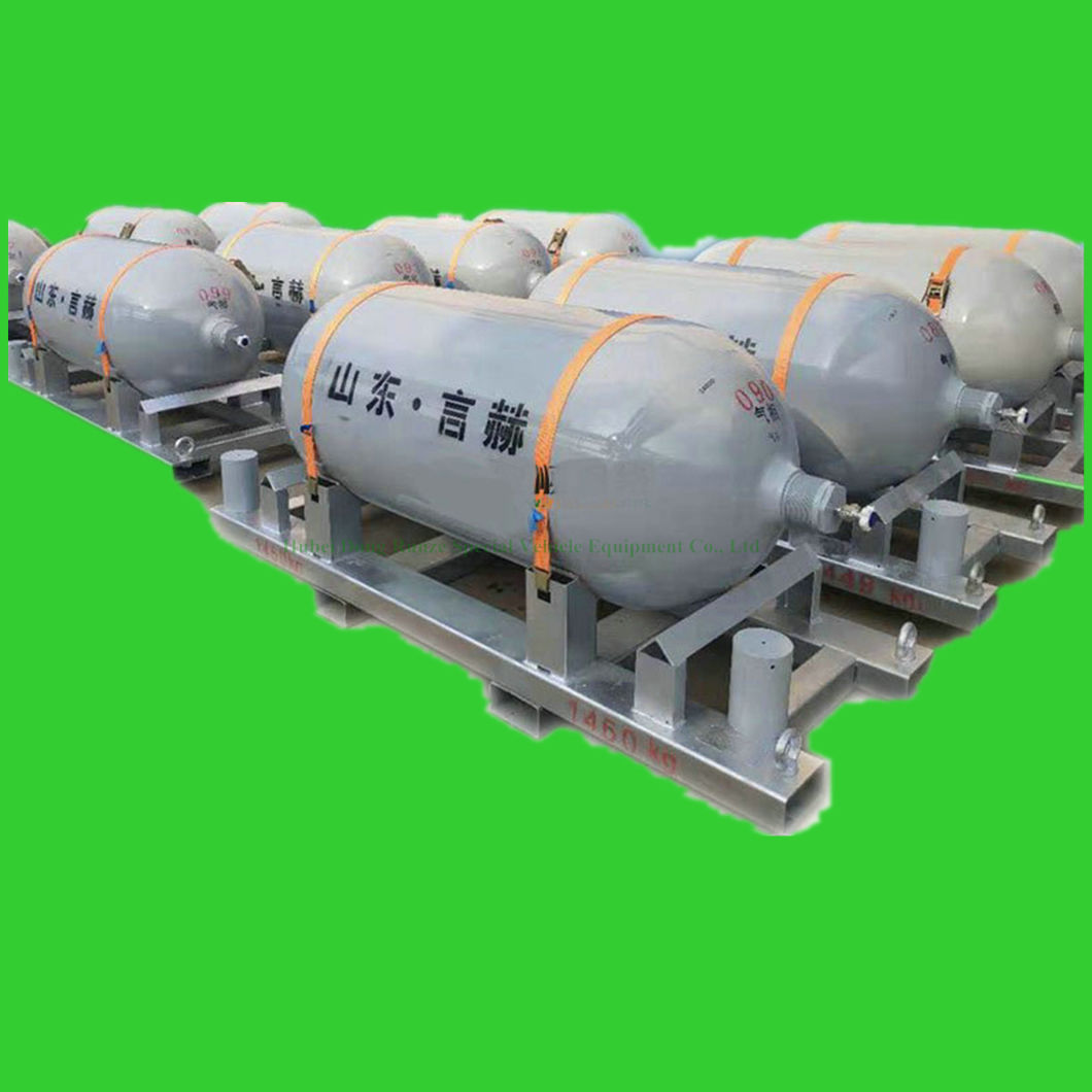 Skid Industrial Sf6 Gas Cylinder for Sulphur Hexafluoride High Purity 99.999% (N2O NF3 SiH4 SF6 BF3 Y-Ton Gas Cylinder)