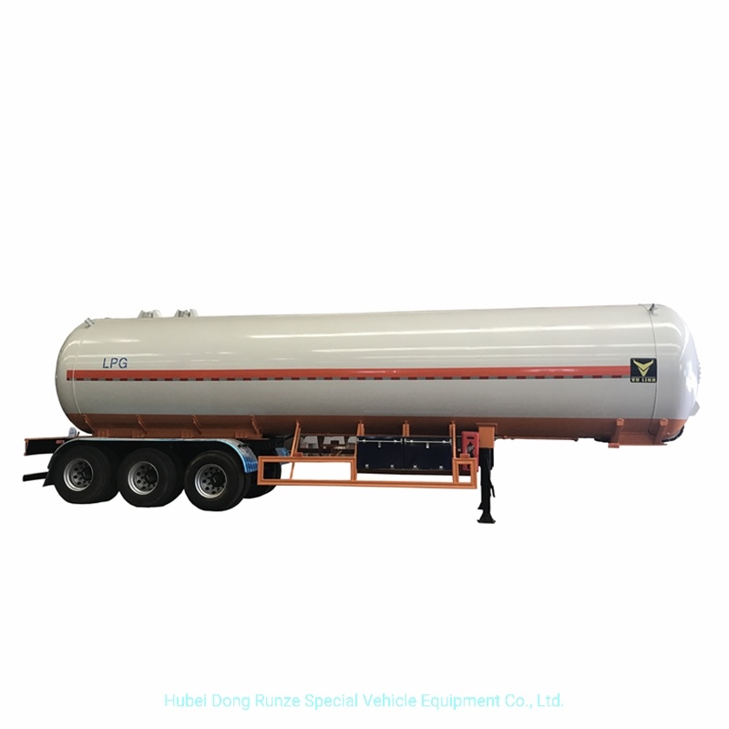 12wheels 3 BPW Axles LPG Storage Tank Semi-Trailer (20T -25T Liquefied Petroleum Gas Propane, Isobutane, Dimethyl Ether Bowser Tanker)