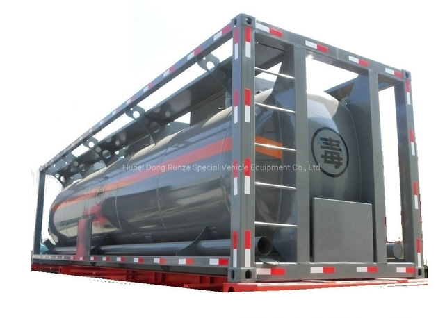 Class 3 Toxic Chemical Isotank (30FT Tank Container) for Trichlorosilane Sihcl3 Sicl4 Ticl4 Pcl3 25cbm-30cbm