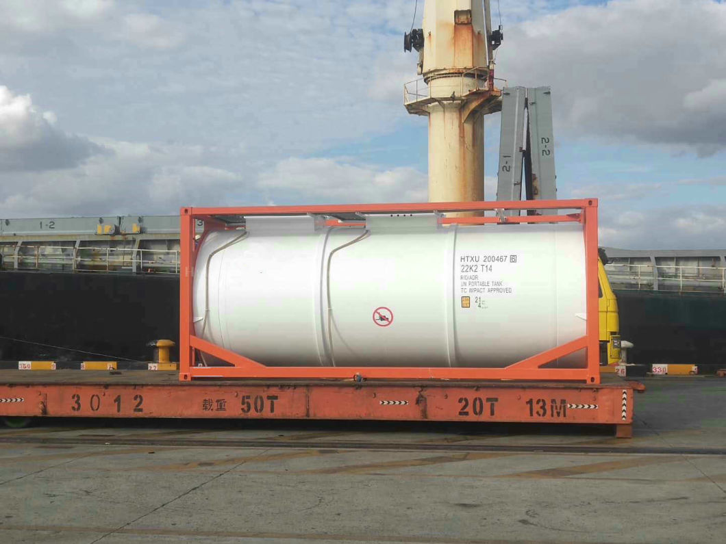 T14 Offshore Isotank Lined Container Tank for Hydrochloric Acid Un1789 HCl (IMDG Chemcial ISO Tank Portable Tanks IMO)