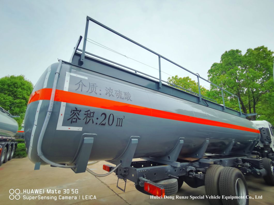 Customizing Sulfuric Acid Trailer Tanker (SKD BODY 20KL 36MT Design Code LGBF. L4BN. L4BH. L4BV Transport Oil /Water /Chemical Acid)