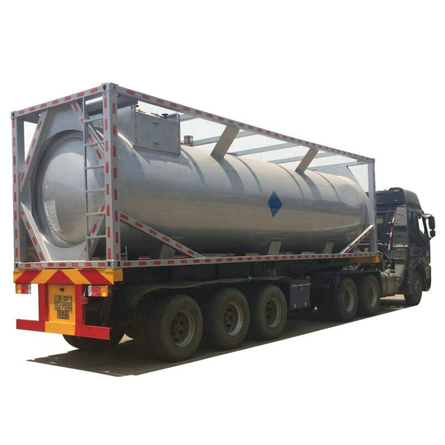 30FT ISO Tank Container for Propane CH4 LPG , Isobutane, Isobutene, Liquid Ammonia, Dimethyl Ether Trichlorosilane